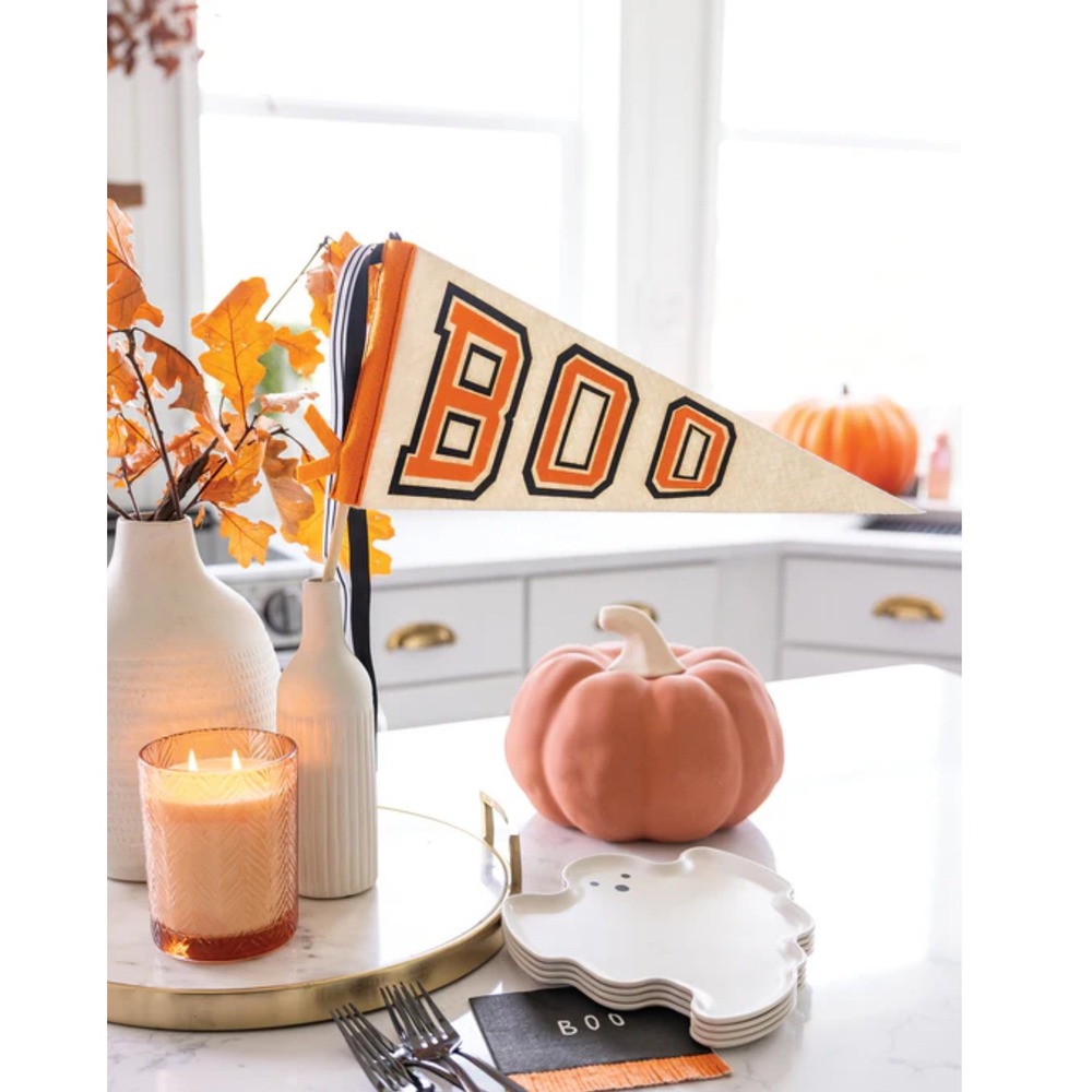 My minds eye's boo Halloween felt pennant